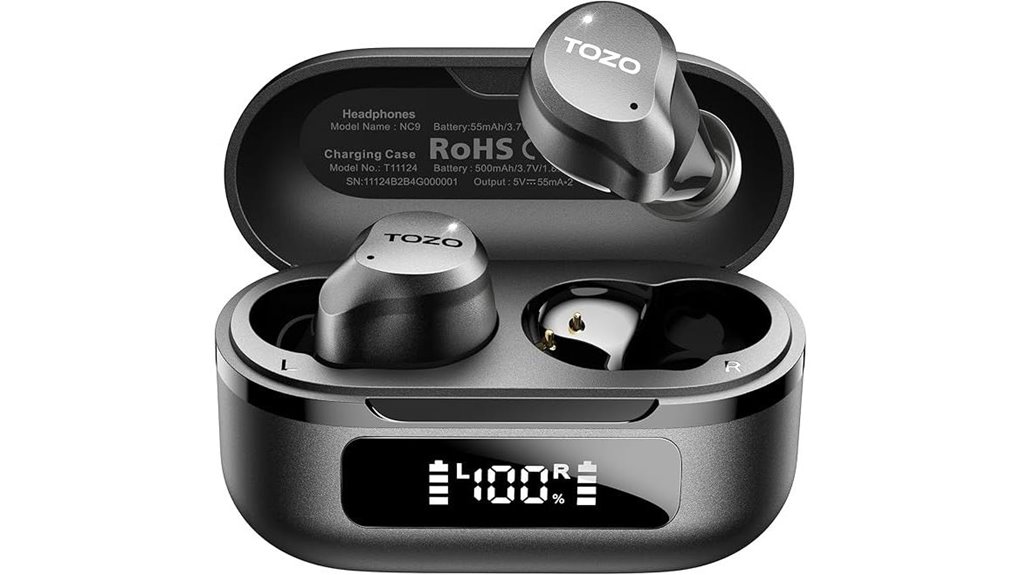 Must-Have Earbuds for Travel (Battery + Noise Reduction) 1 60h waterproof anc earbuds