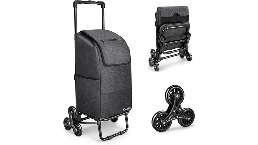 Packable Shopping Carts for City Markets Make Hauling a Breeze 12 60l dual purpose grocery cart