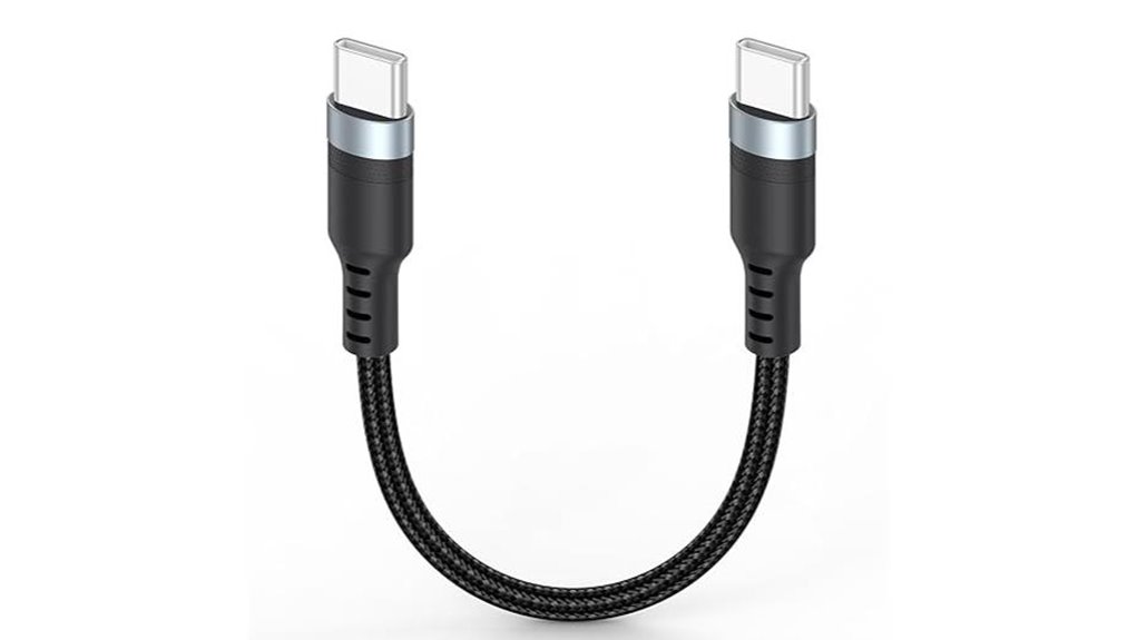 Pocket‑Friendly Short USB‑C Cables for Power Banks 9 60w pd braided usb c