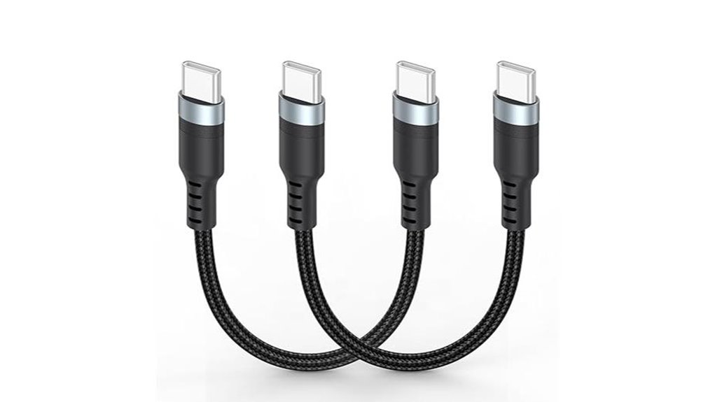 Pocket‑Friendly Short USB‑C Cables for Power Banks 15 60w usb c fast 2 pack