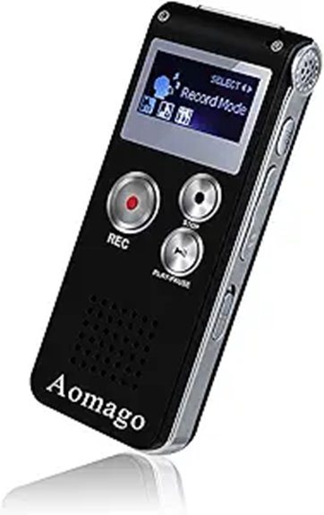 Mini Recorders for Travel Interviews with Simple Controls 3 64gb usb mp3 recorder