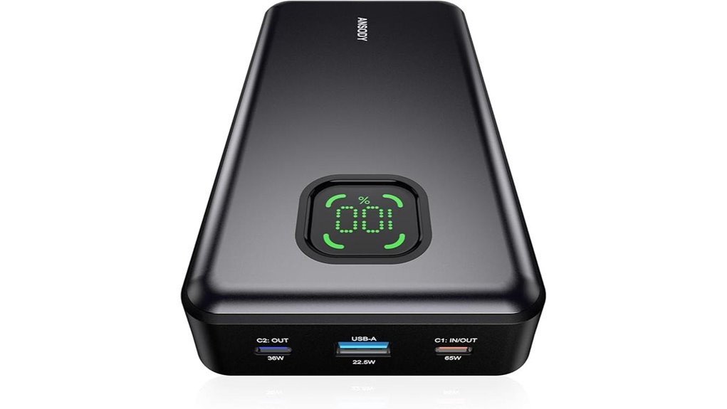 Top Travel Power Banks: Slim vs High-Capacity 13 65w 25000mah usb c charger