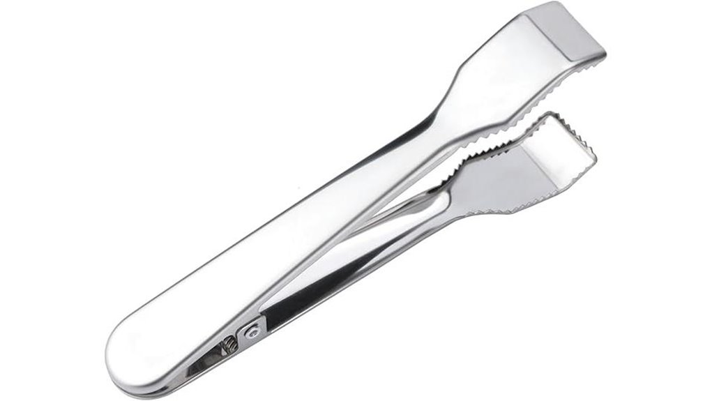 Ice bucket + tongs: The Perfect Pair for Your Home Bar 5 6 7 inch silver ice tongs