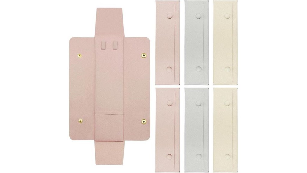 6 piece tangle free necklace organizer