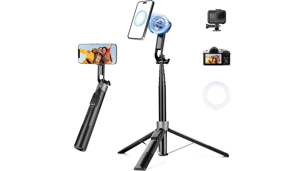 Quick-Setup Portable Phone Tripods with MagSafe Mounts 11 70 magnetic phone tripod