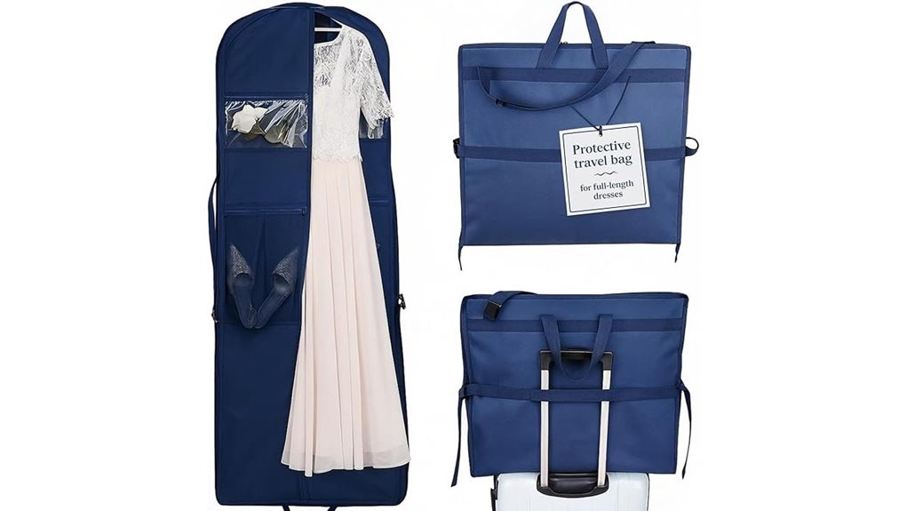Best Dress Bags That Won't Crease on Your Wedding Trip 9 72 inch waterproof wedding trifold