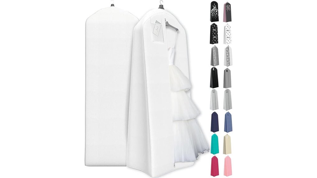 The Best Garment Bags for Weddings & Formal Events Sparkle 12 72 inch wedding dress bag