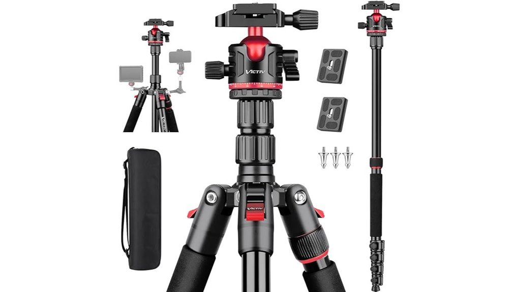 78 inch aluminum tripod mounts