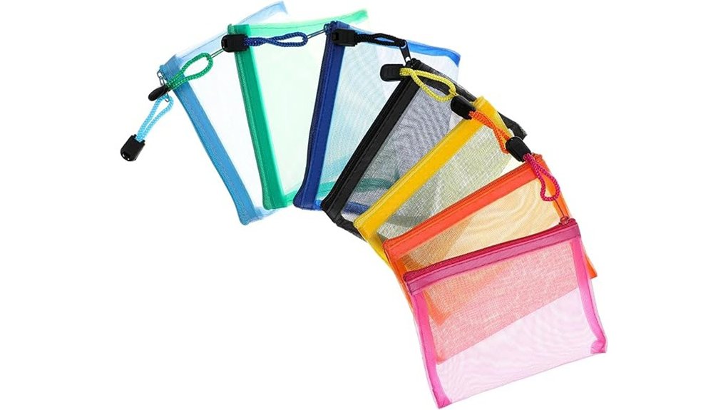 Best Travel Pouches for Tiny Treasures: Zip or Drawstring 13 7 piece mesh zipper pouches