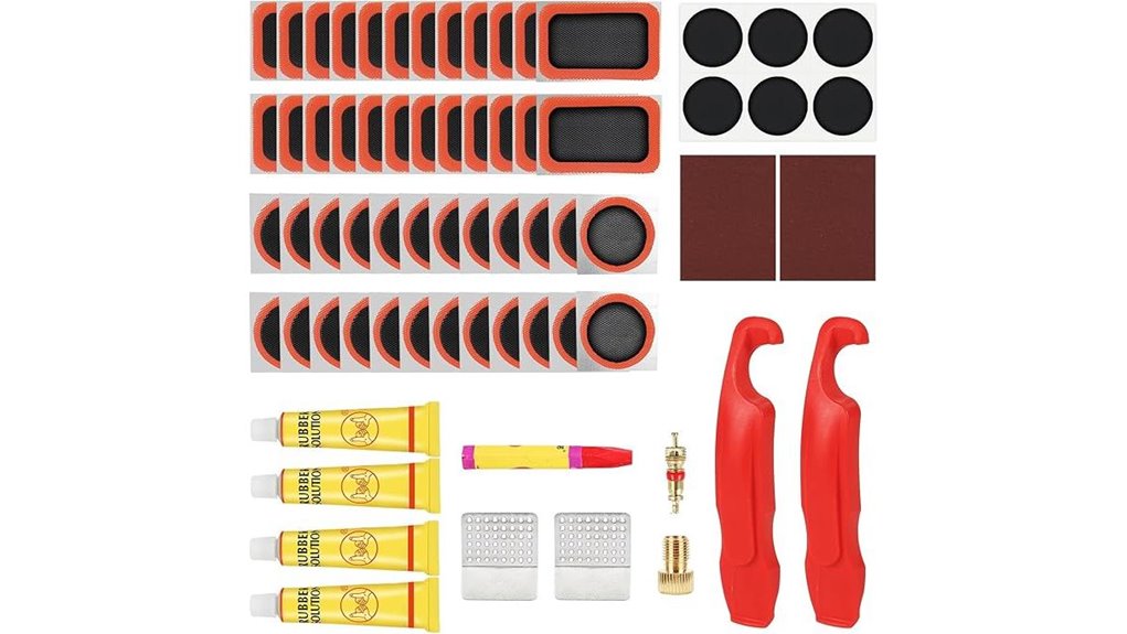 Must‑Have Patch Kits for Travel Cycling (Self‑Adhesive) 7 80 piece bike repair kit