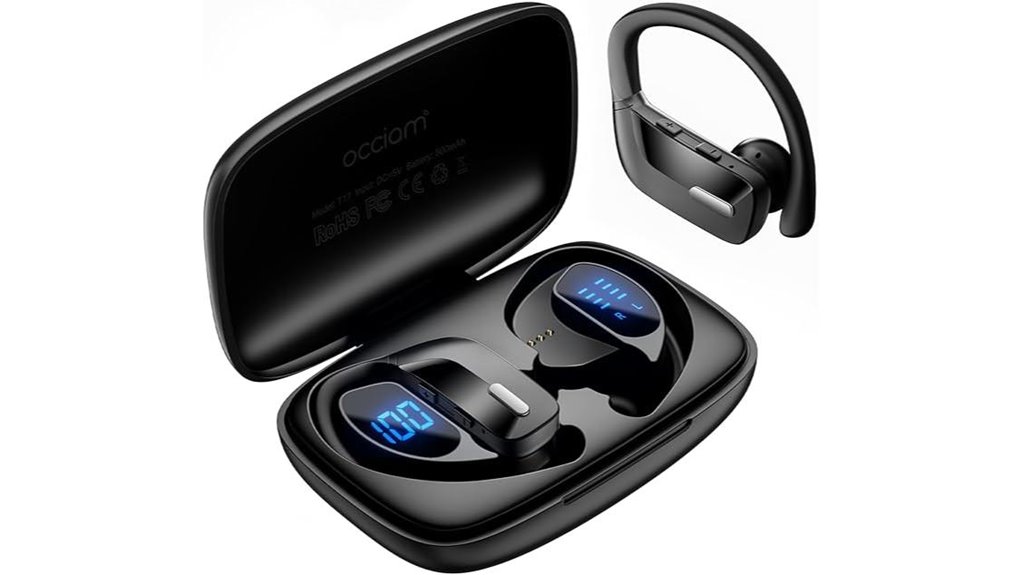 Top Earbuds for Travel: Battery Life and Perfect Fit 6 80h waterproof bass earbuds