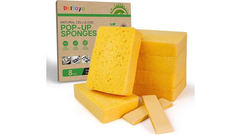 Top Compact Dish Sponges for Fast-Drying Travel Kitchens 14 8 count eco friendly tear resistant sponges