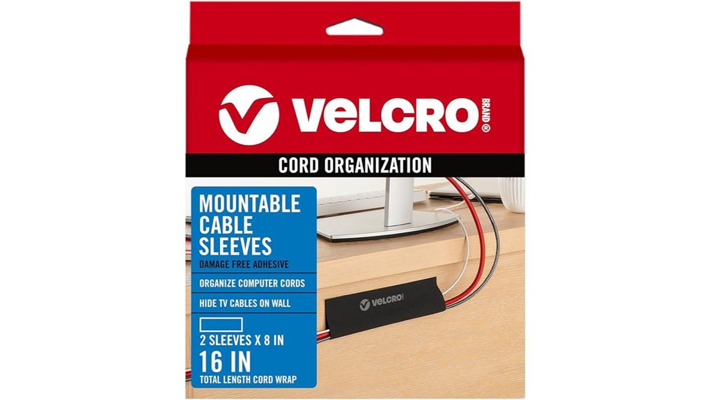 Top Cable Management Sleeves for Tech Organizers to Keep Neat 15 8 inch velcro two piece sleeve
