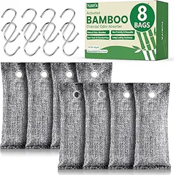 8 pack activated charcoal absorber