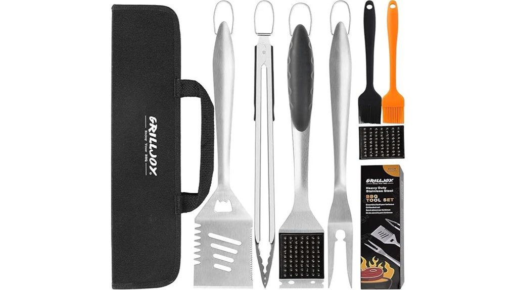 8 piece stainless steel set