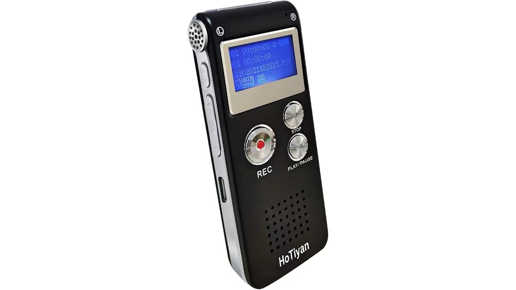 Mini Recorders for Travel Interviews with Simple Controls 2 8gb voice recorder microphone