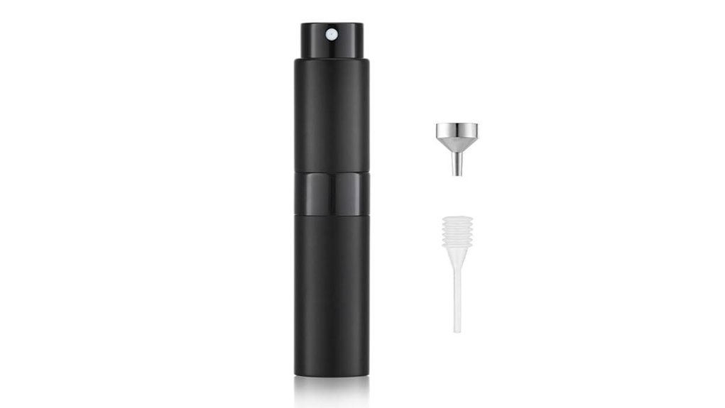 Leakproof Travel Atomizers for Perfume & Cologne That Stick 9 8ml matte black perfume