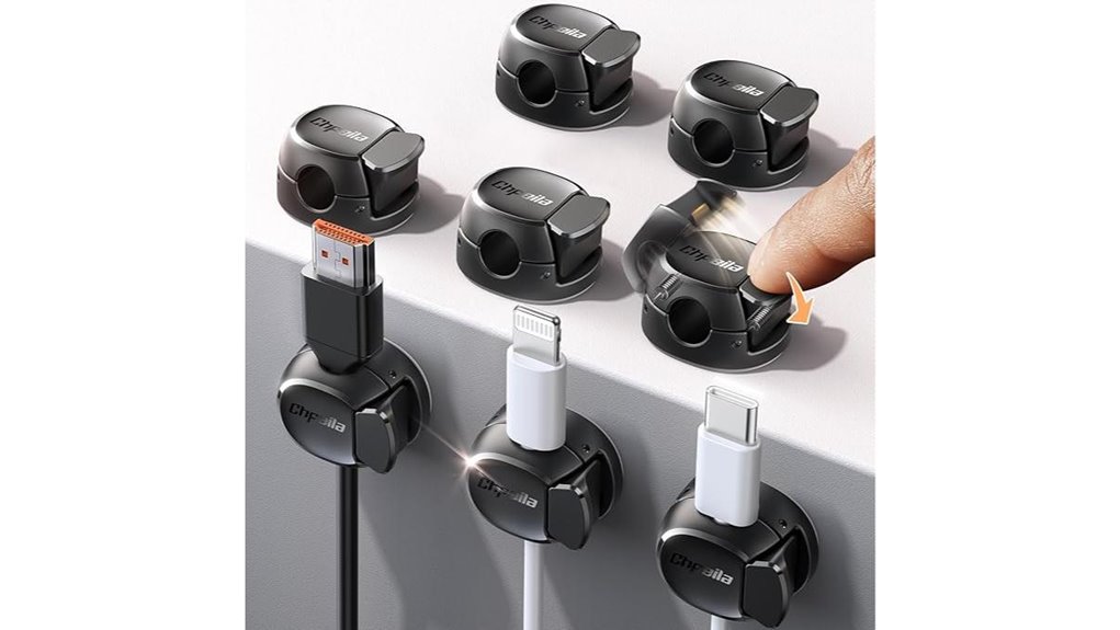 8pack nightstand cable clips