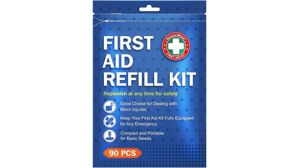 Top First Aid Kit Refill Packs Travelers Rely On 2 90 item first aid kit