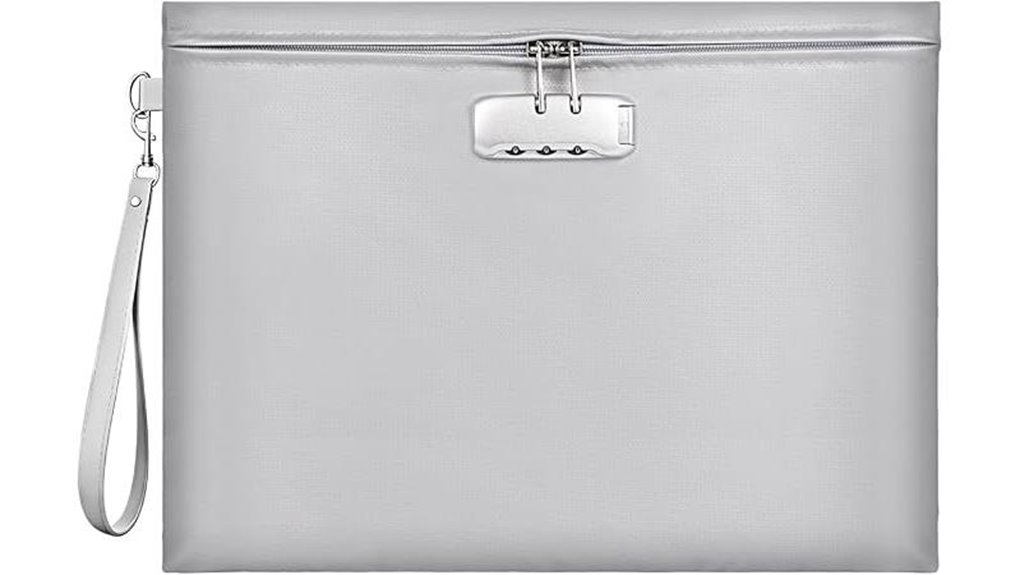 Best Document Pouches for Passport + Phone (Water-Resistant) 7 a4 fireproof waterproof lockbox