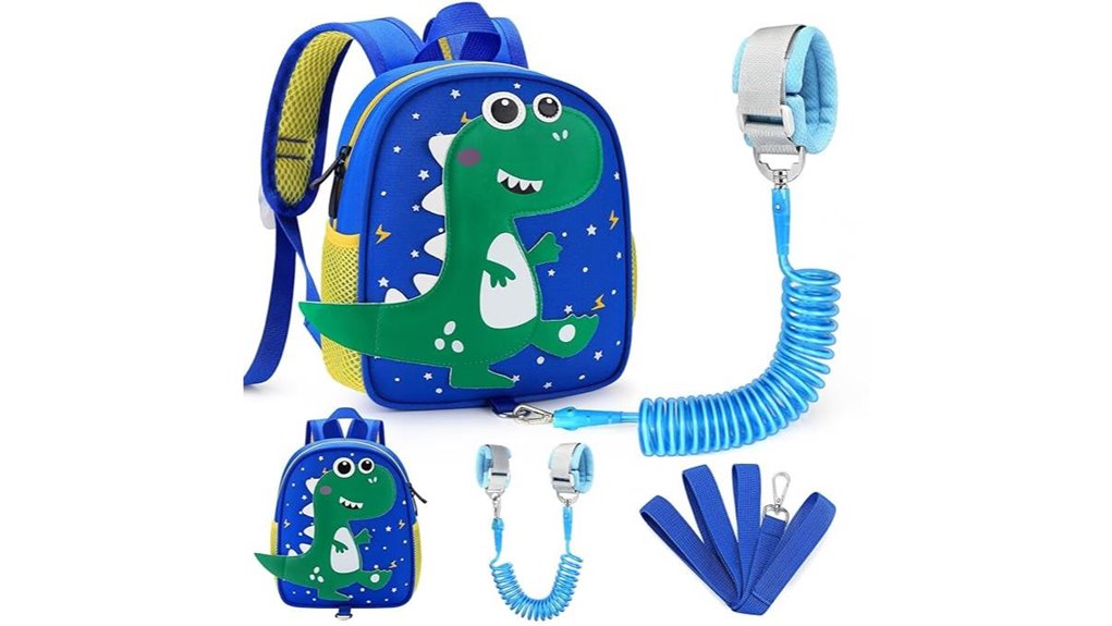 accmor dinosaur backpack leash