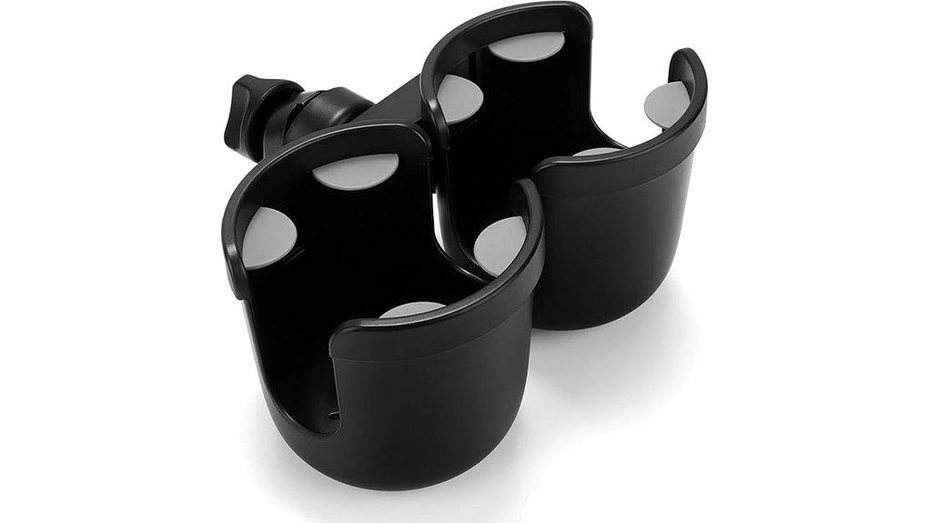 Best Stroller Cup Holders for Travel Strollers (Stable Clamps) 7 accmor double stroller holder