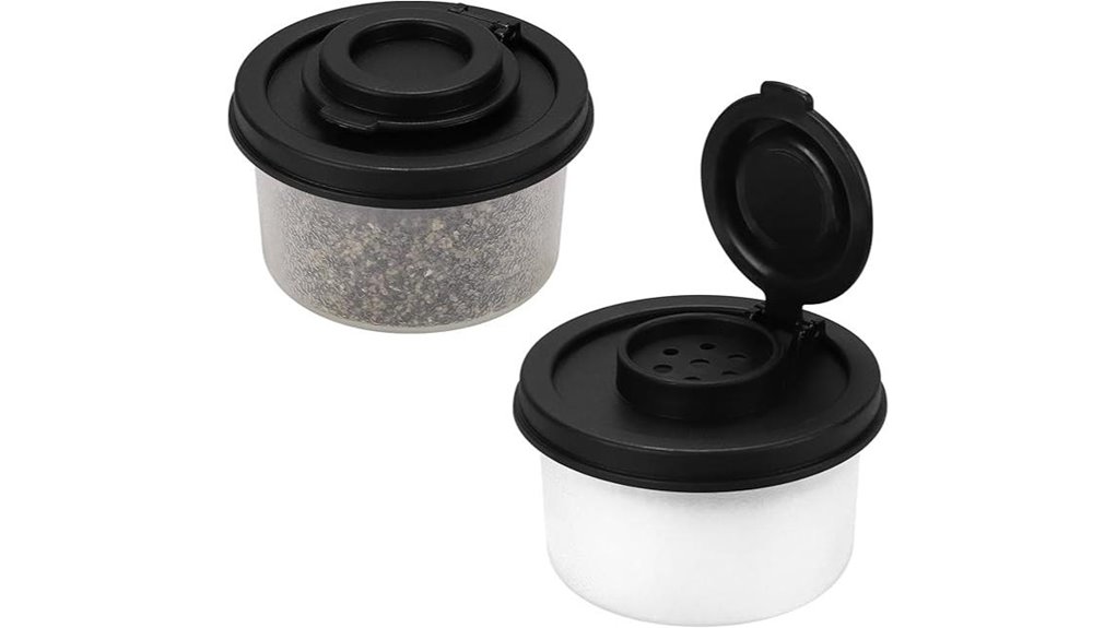 Top Mini salt/pepper shaker (sealed) That Keeps Seasoning Fresh 12 accmor mini salt pepper moisture proof