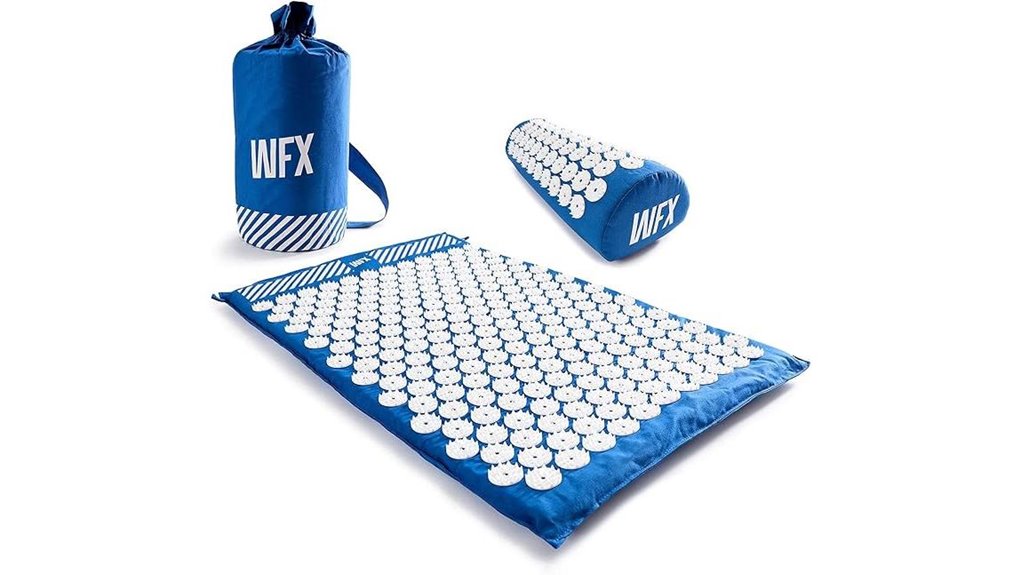 Travel-Size Acupressure Mats That Ease Tension on the Go 11 acupressure mat pillow bag