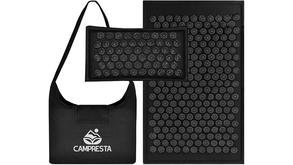 Travel-Size Acupressure Mats That Ease Tension on the Go 14 acupressure mat pillow carry