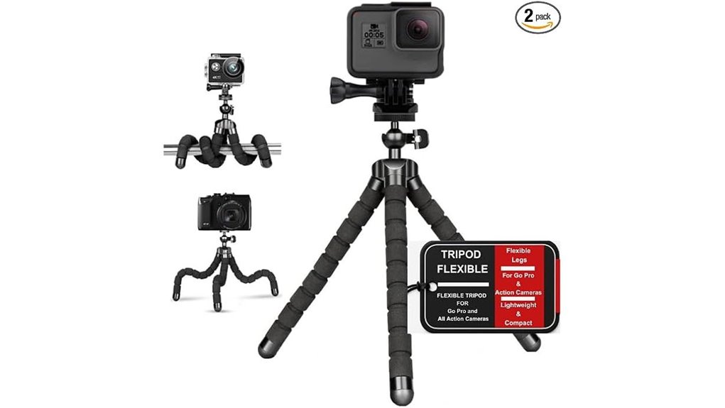Best Flexible Tripods (GorillaPod Style) for OnTheGo Filming 11 acuvar gopro 6 5 tripod