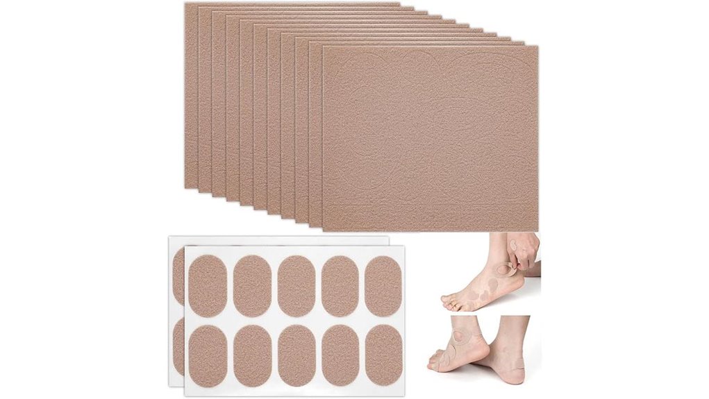 Moleskin Alternatives for Travel Hot Spots (Stay-Put Patches) 12 adhesive moleskin foot pads