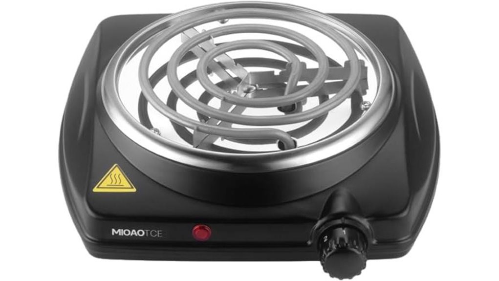 Best Electric Hot Plate (Single Burner) That Transforms Meals 15 adjustable 1000w universal plate