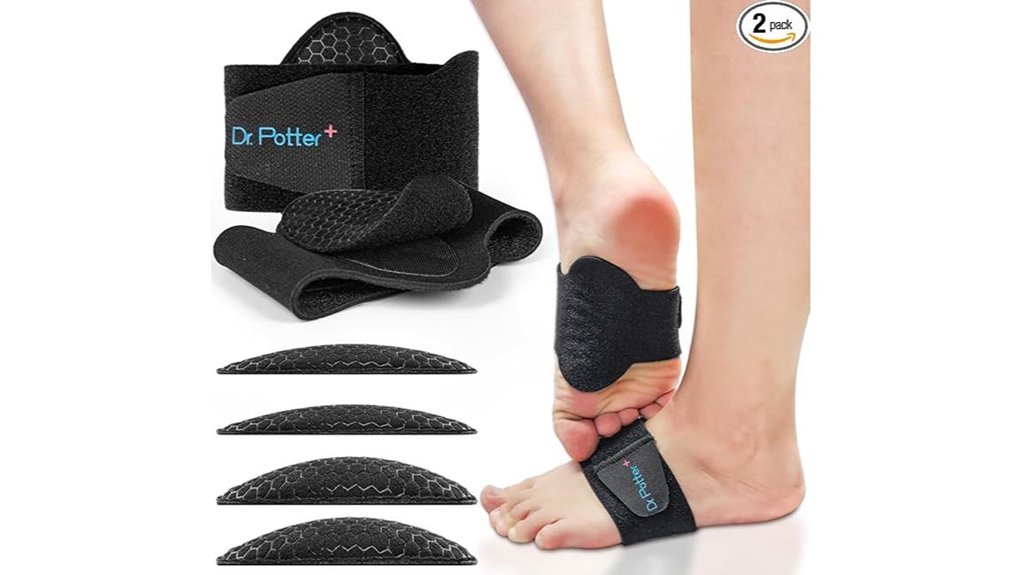 adjustable arch support relief
