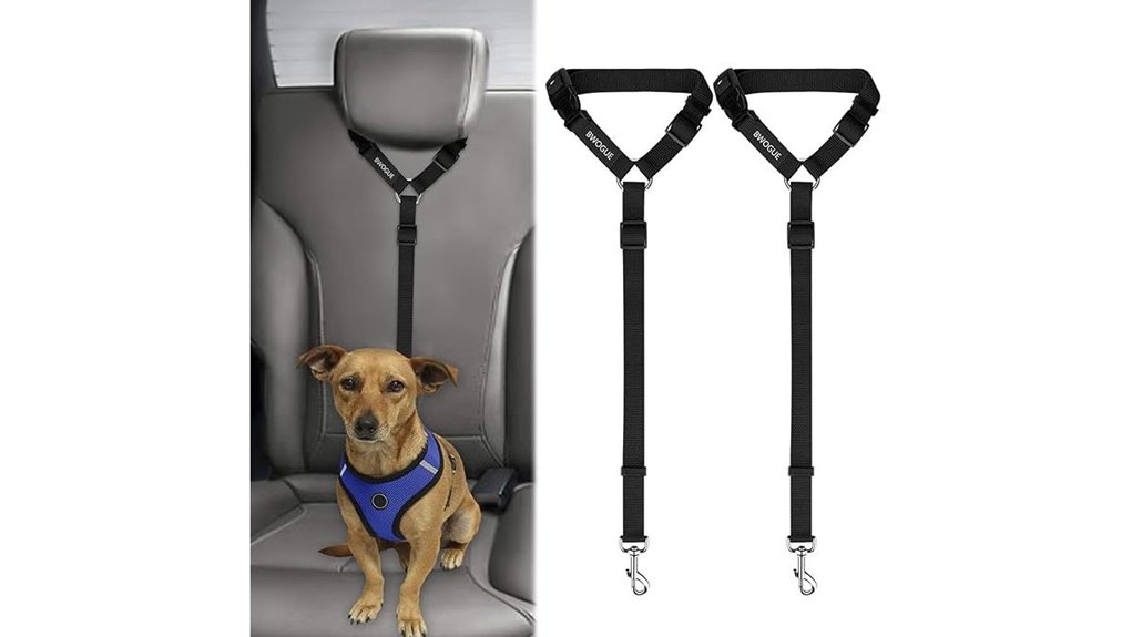 Top Pet Carrier Seatbelt Straps That Keep Pet Safe on Trip 1 adjustable dog cat straps