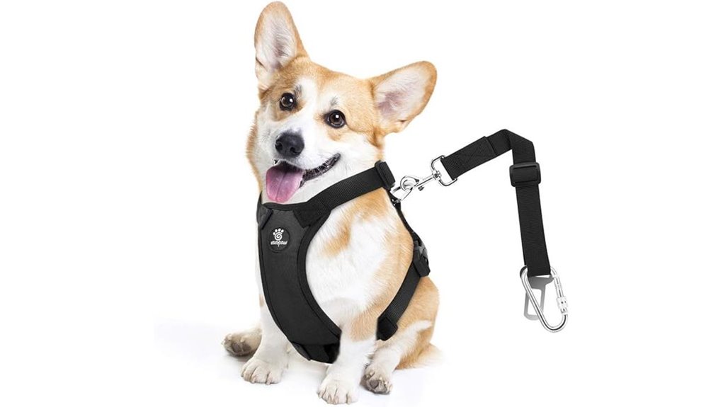 Secure-Fit Pet Seat‑Belt Harnesses for Safe Road Trips 13 adjustable dog seatbelt vest