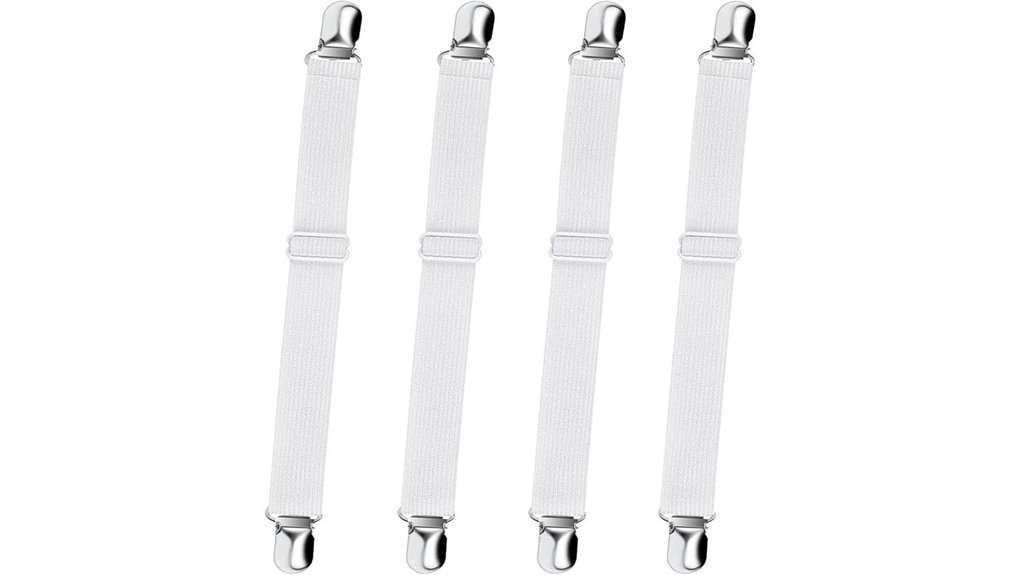 Best Travel Sheet Straps That Keep Bedding in Place 1 adjustable elastic bed straps