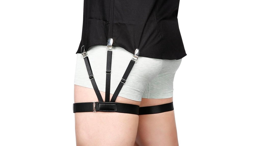 adjustable elastic garter clamps