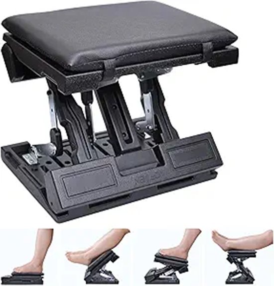 Top Under‑Desk Footrest (Folding) That's Perfect for Home Offices 3 adjustable ergonomic massage footrest