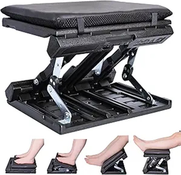 Top Under‑Desk Footrest (Folding) That's Perfect for Home Offices 5 adjustable footrest with beads