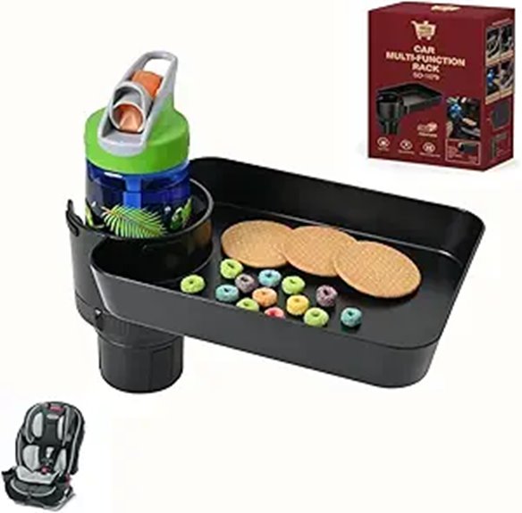 Must-Have Wipe-Clean Backseat Snack Trays for Family Travel 13 adjustable kid car tray