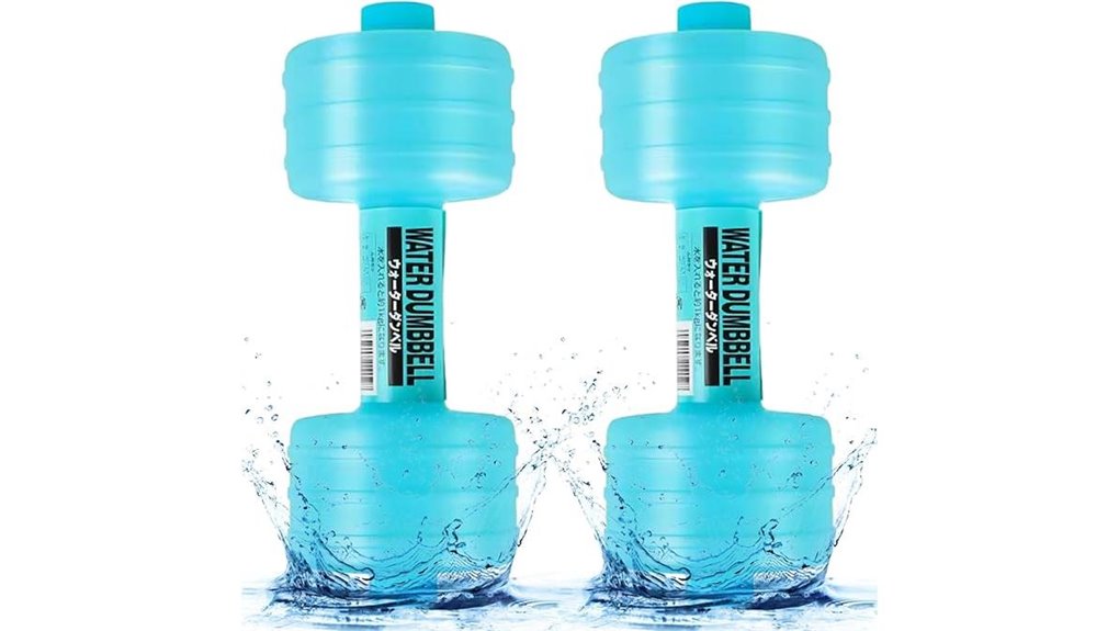 adjustable portable water dumbbells