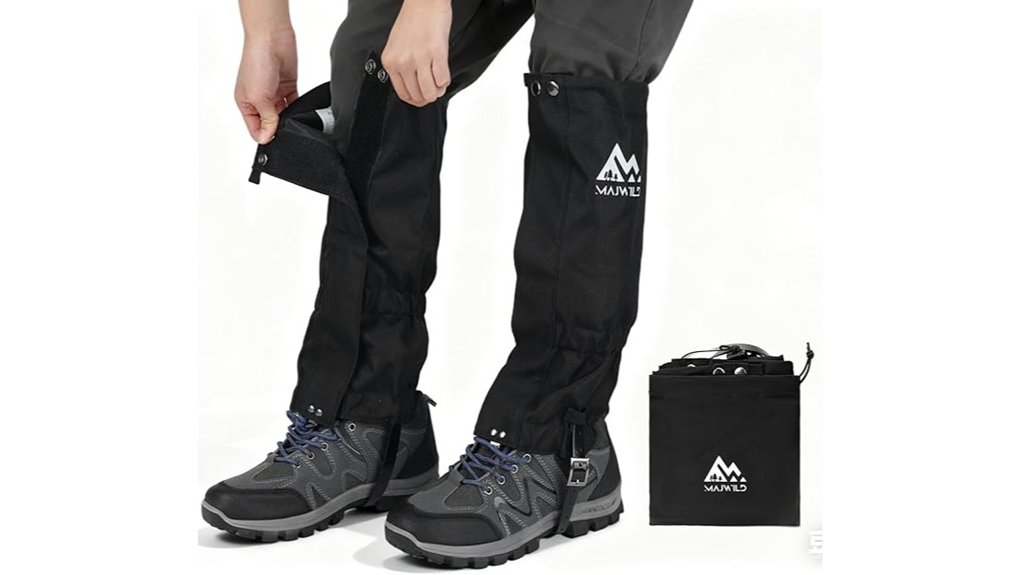 Top Rainy City Walking Gaiters That Keep Cuffs Dry 6 adjustable waterproof snow gaiters
