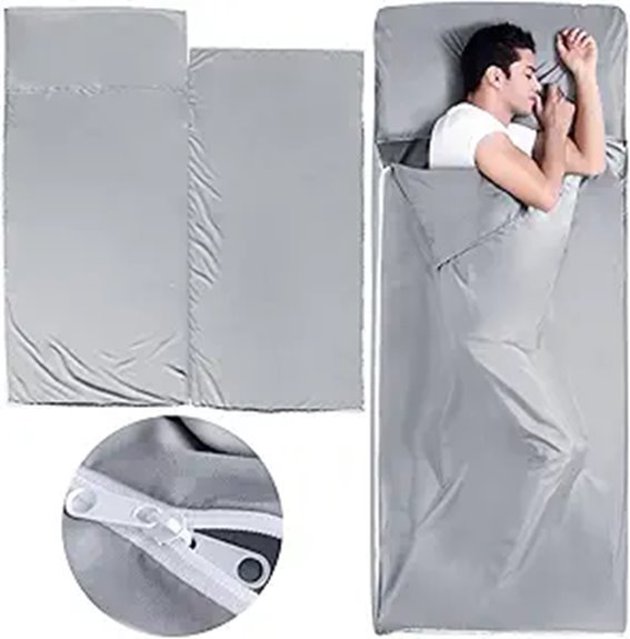 adult 2 way zipper liner