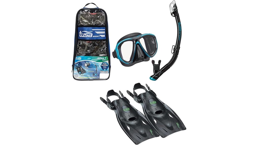 adult mask snorkel fins