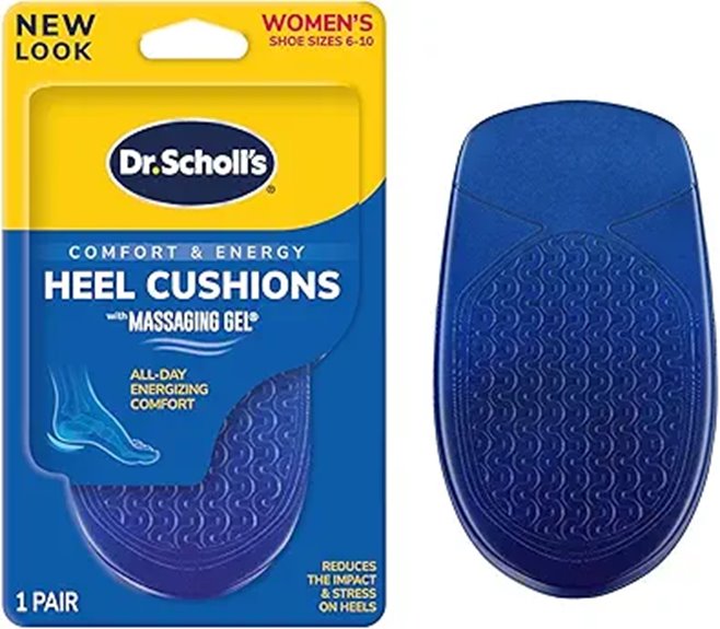 advanced gel infused heel cushions
