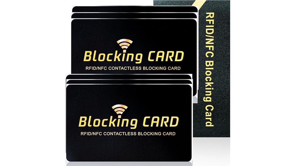 Best RFID Blocking Card (Wallet Insert) That Keeps Cards Safe 9 aigee 6 card rfid blocker