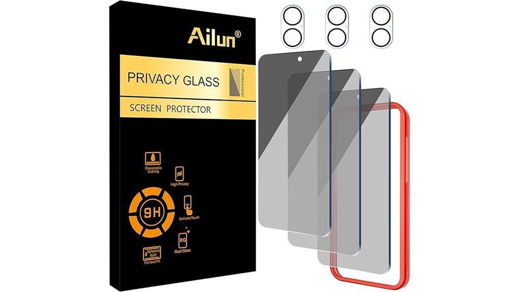 Best Privacy Screen Protectors (Anti‑Peep) for Phones 11 ailun iphone 16 protectors