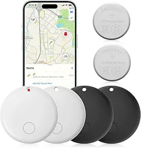 air tracker four pack batteries