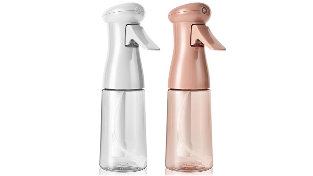 Refillable Atomizers for Body Spray (no accidental misting) 2 airbee continuous mister 2 pack