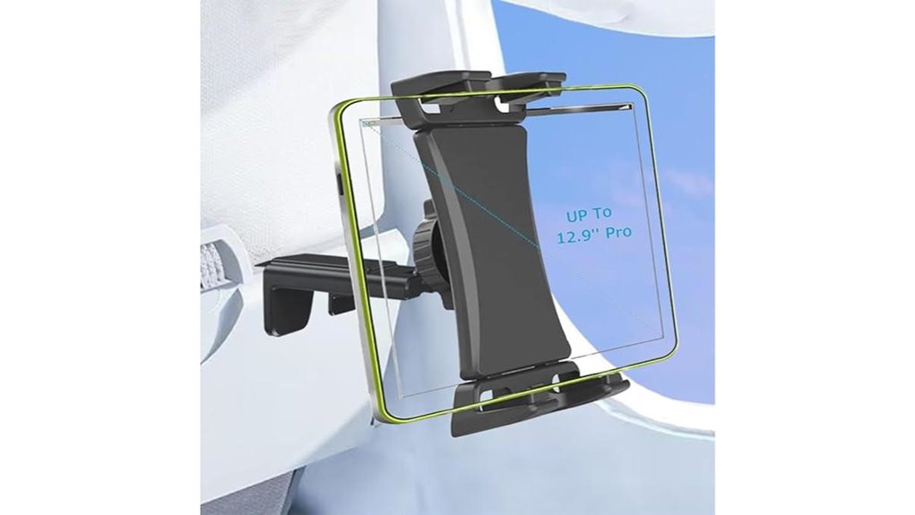 Top Tablet Stands for Airplane Trays 15 airplane 360 tablet holder